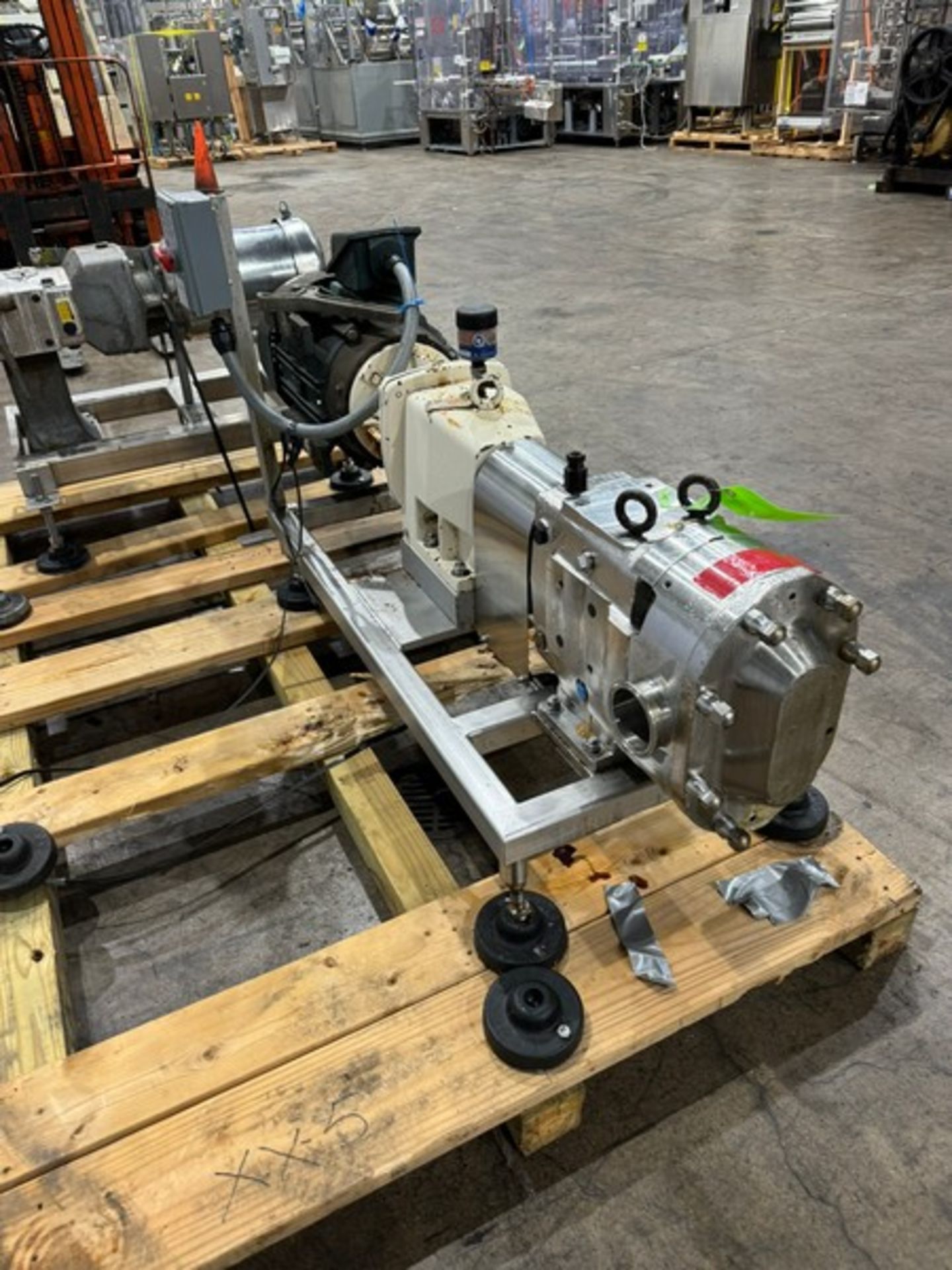 2012 Waukesha Cherry-Burrell 15 hp Positive Displacement Pump, M/N 130U2, S/N 1000002765245, with - Image 8 of 12