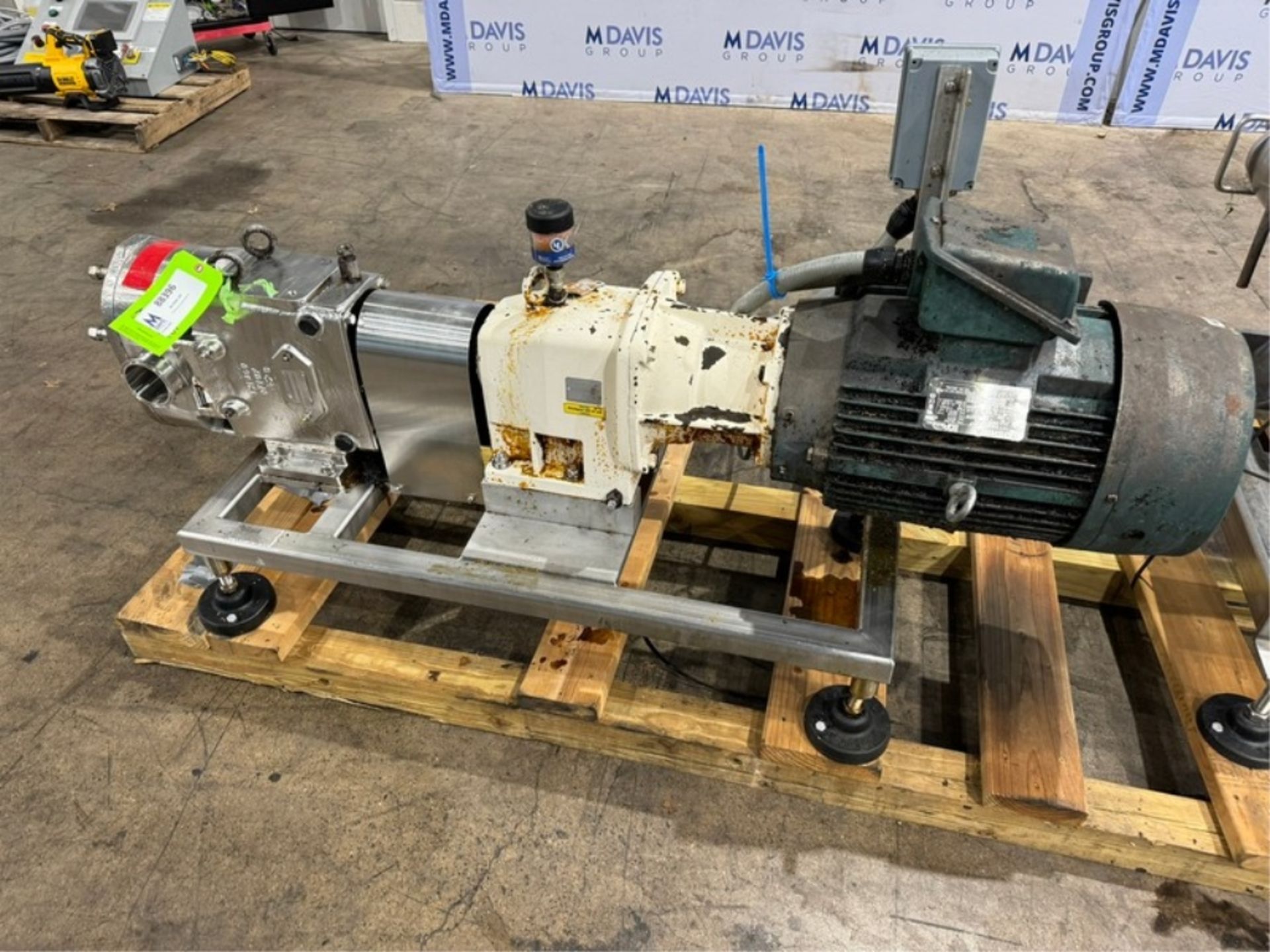 2012 Waukesha Cherry-Burrell 15 hp Positive Displacement Pump, M/N 130U2, S/N 1000002765245, with - Image 11 of 12
