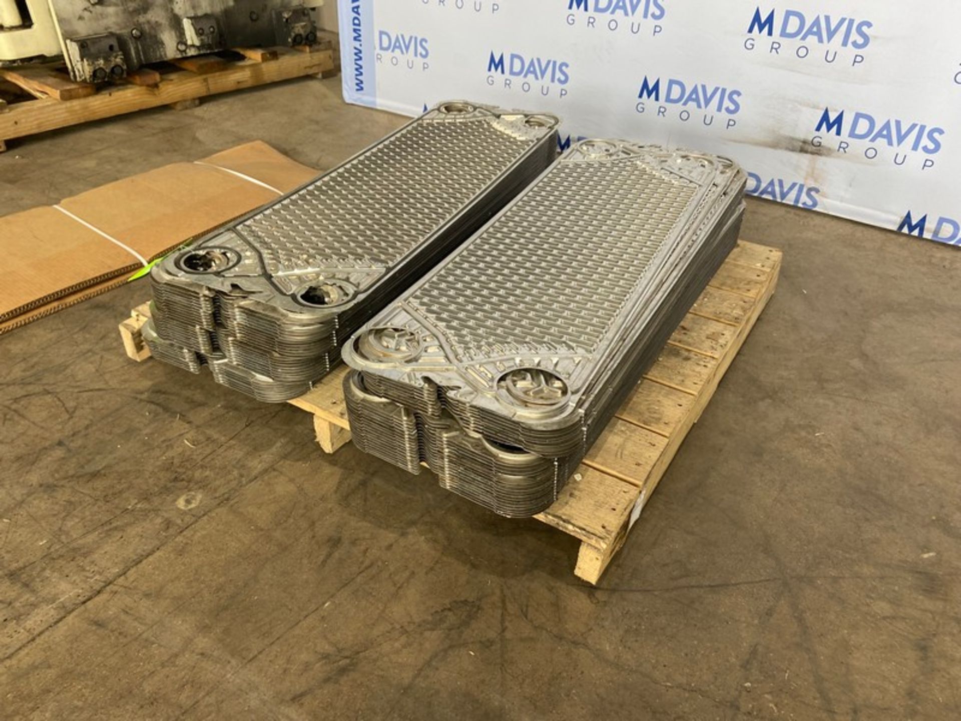 (50) Plate Press Heat Exchanger S/S Plates, , Overall Dims.: Aprox. 47-1/2" L x 15" W, Includes ( - Image 2 of 4