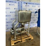 Aprox. 40 Gal. S/S Liquifier, Internal Dims.: Aprox. 24" L x 24" W x 18" H, with 10 hp S/S Clad
