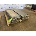 (50) Plate Press Heat Exchanger S/S Plates, , Overall Dims.: Aprox. 47-1/2" L x 15" W, Includes (