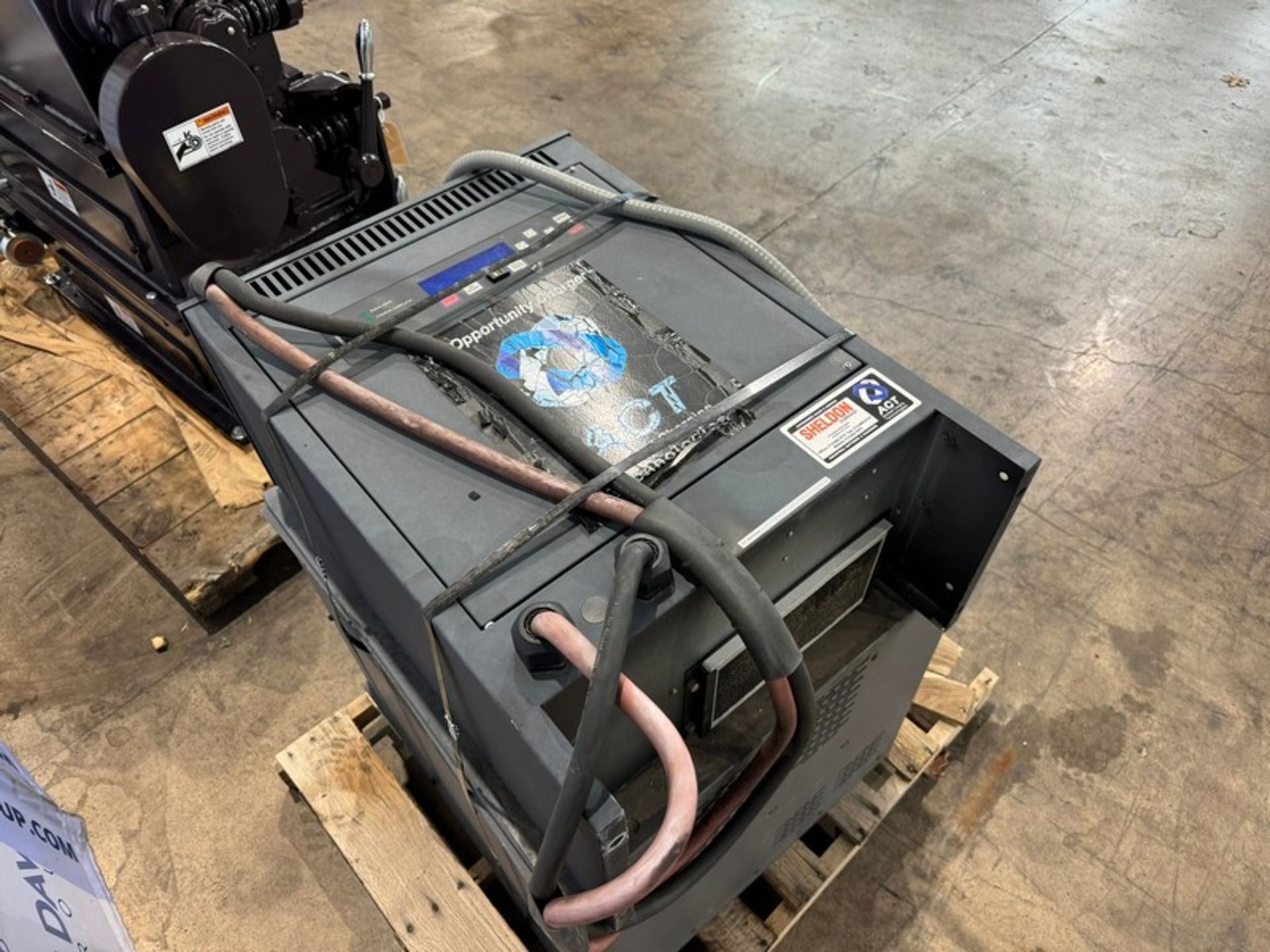 (1) The General Forklift Battery Charger, M/N MX3-12-865, S/N FF14045, with Red Connection (1) - Image 14 of 15