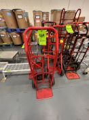 (3) ULINE STEEL HAND TRUCKS / DOLLIES