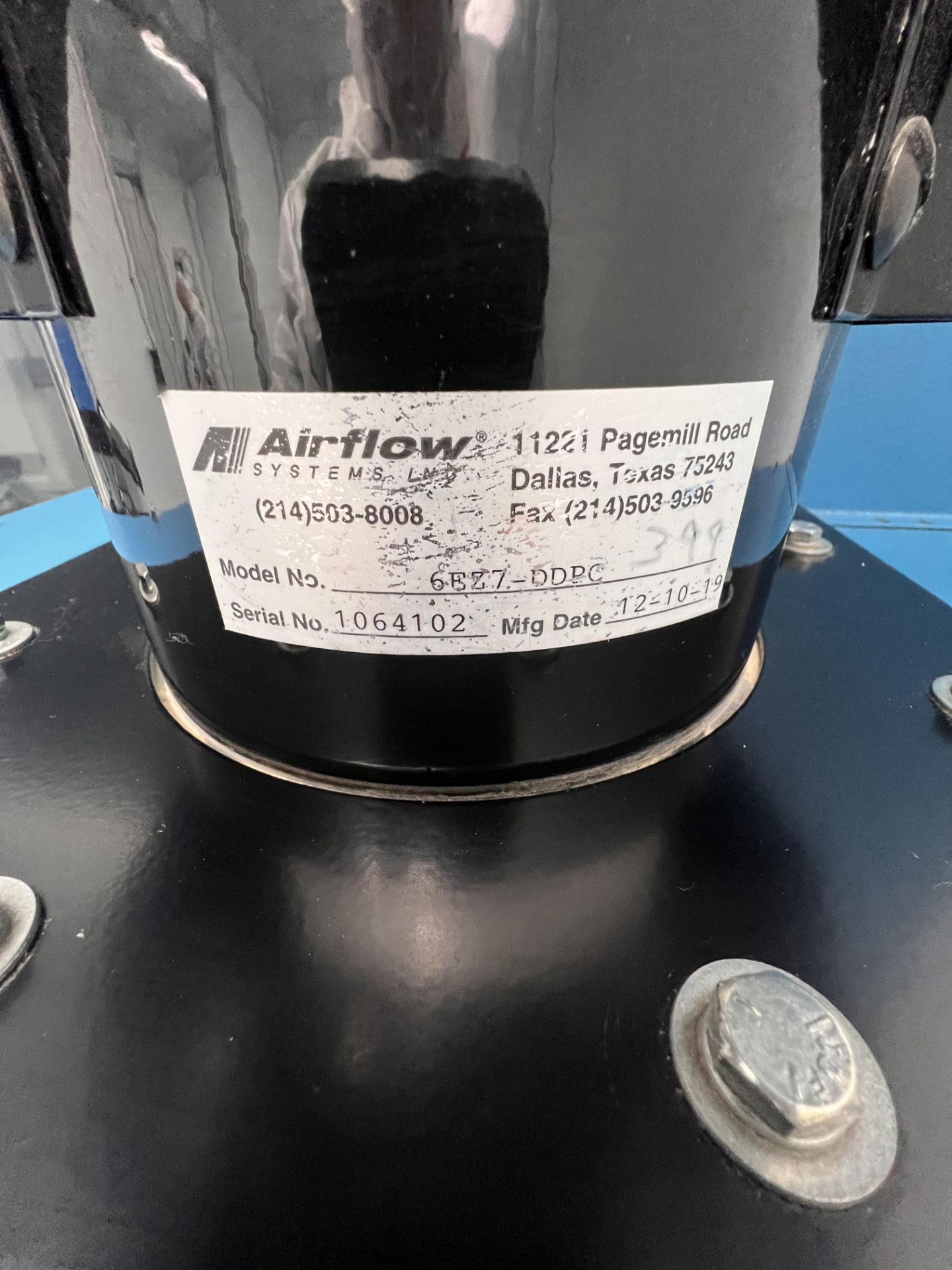 2019 Air Flow Systems Model 6EZ7-DDPC, SN 1064102 (Pre-Weigh Ste 3) - Image 5 of 5