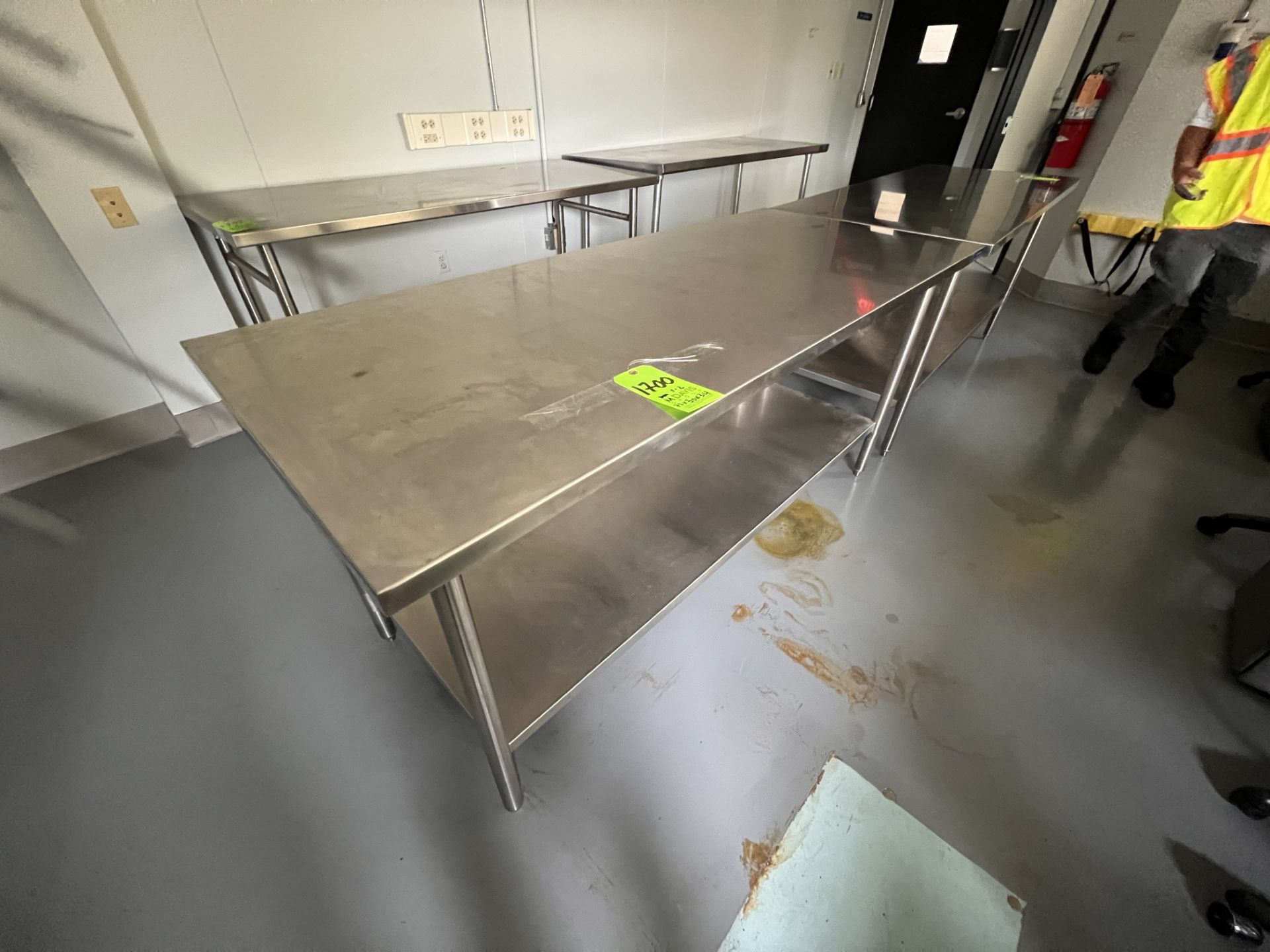 (2) S/S TABLES, APPROX. 72 IN. X 30 IN. X 34 IN.