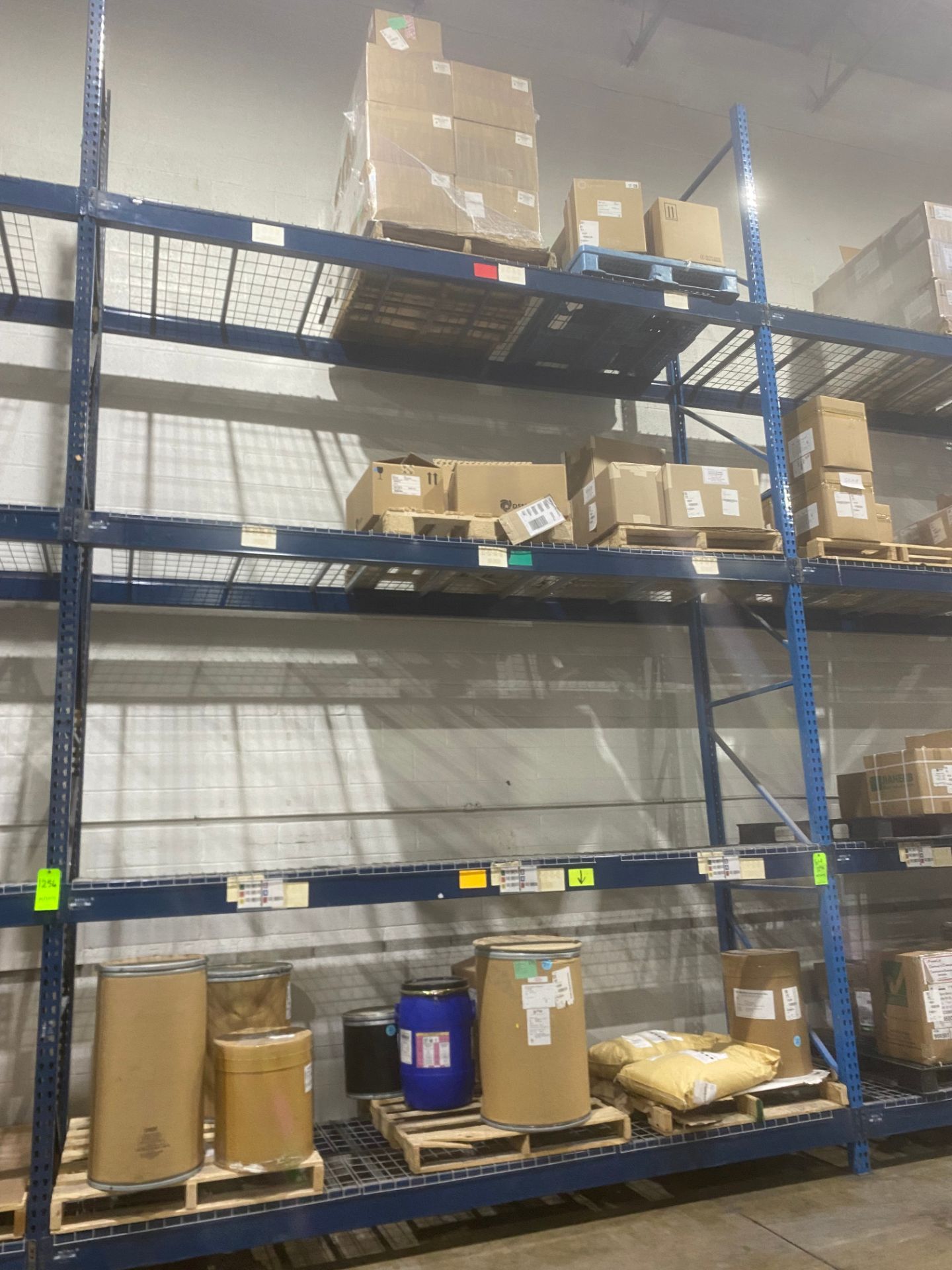 (44) Sections of Pallet Racking with Wire Racks, Each Section Approx. 10.5 feet Long x 55 inch - Image 3 of 6