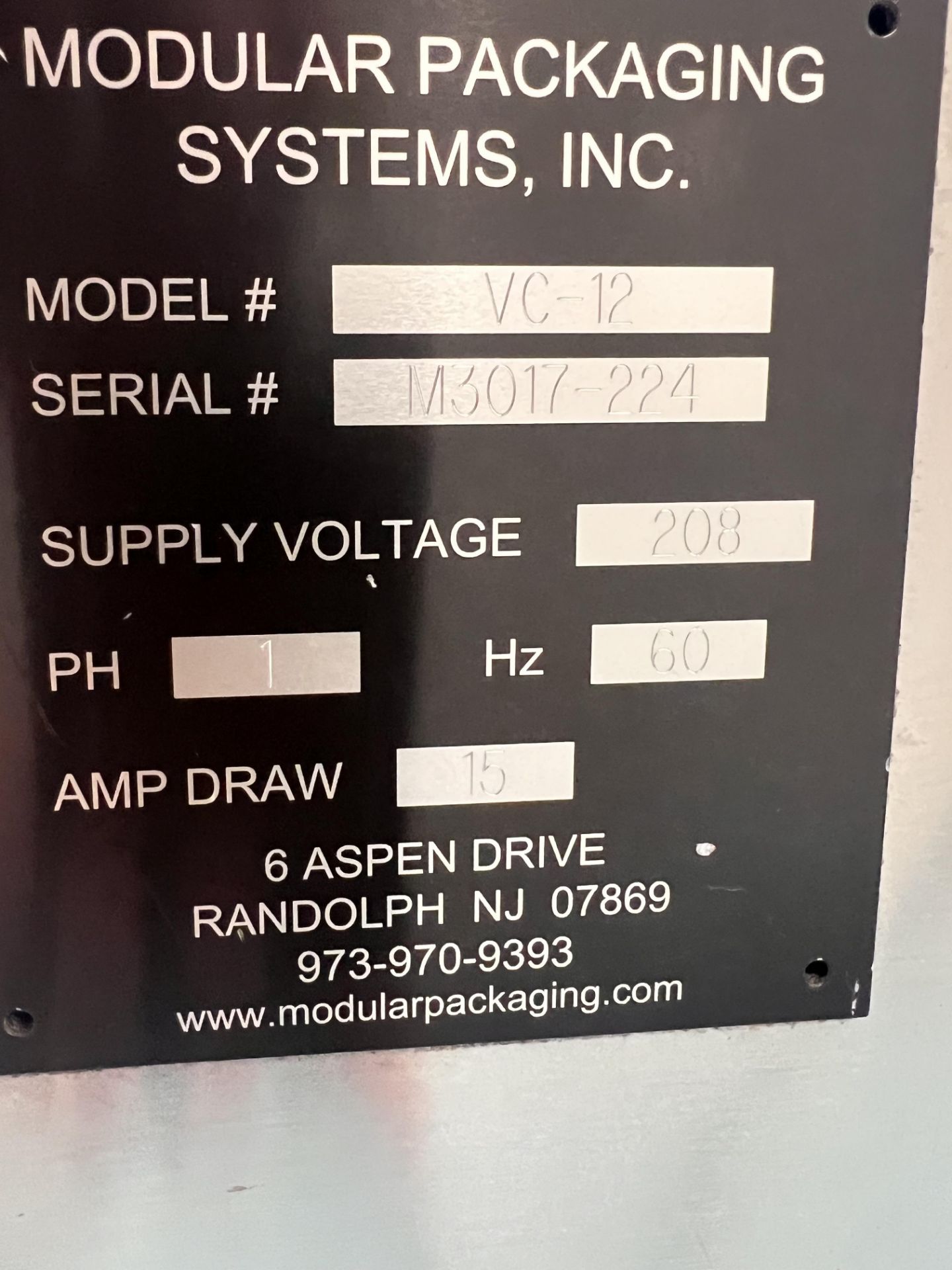 MODULAR PACAKGING SYSTEMS (MPS) TABLET / CAPSULE COUNTER, MODEL VC-12, S/N M3017-224, 12-STATION, - Image 8 of 23