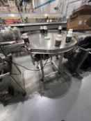 PHARMAFILL S/S ROTARY ACCUMULATION TABLE, MODEL TTA36, S/N 1067, APPROX. 36 IN. W DAYTON VARIABLE