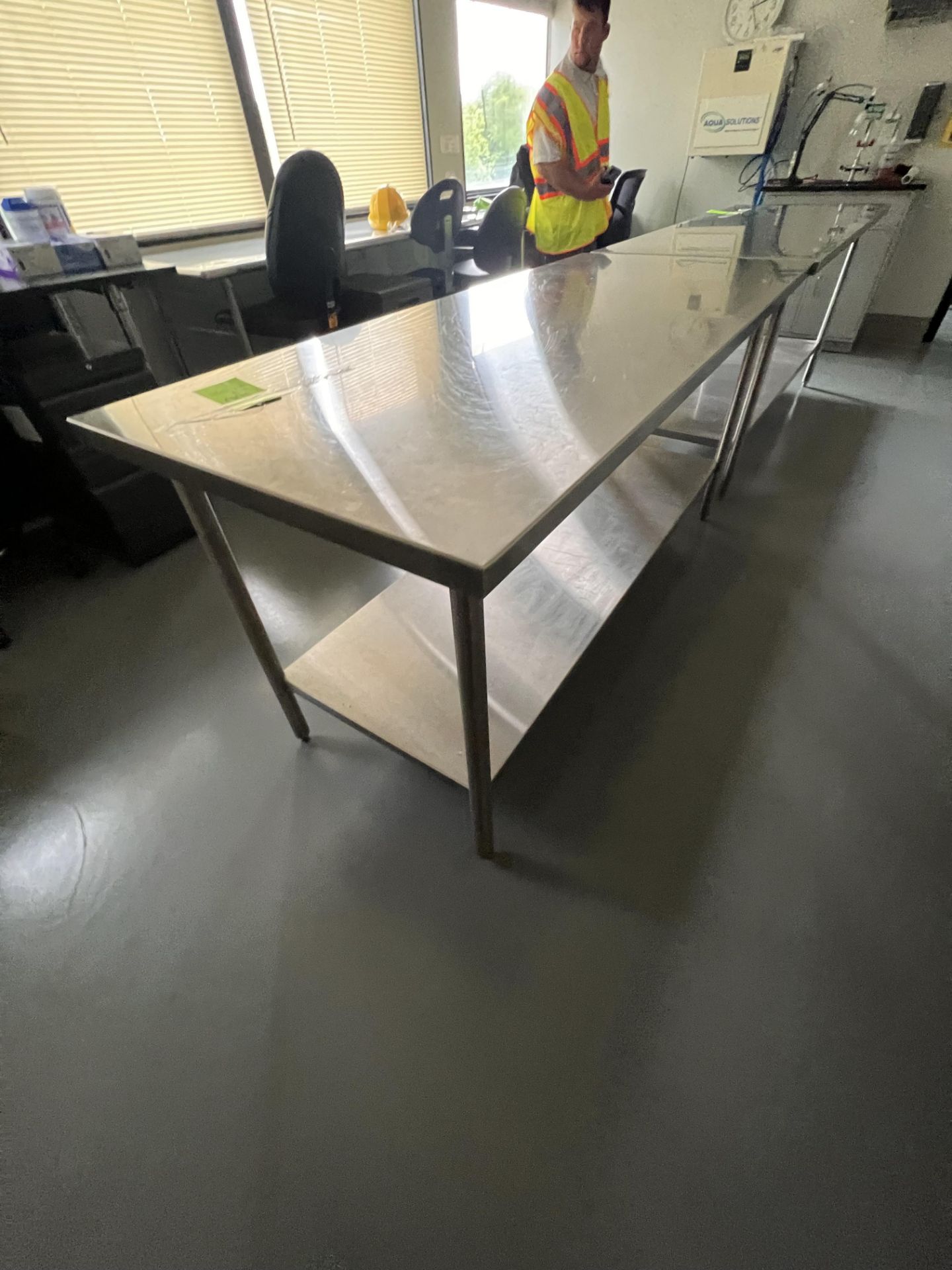 (2) S/S TABLES, APPROX. 72 IN. X 30 IN. X 34 IN. - Image 5 of 6