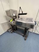 PRO-QUIP TABLET ROLLER / INSPECTION TABLE, MODEL TS-20, S/N 83-253, 115V, 1 PHASE