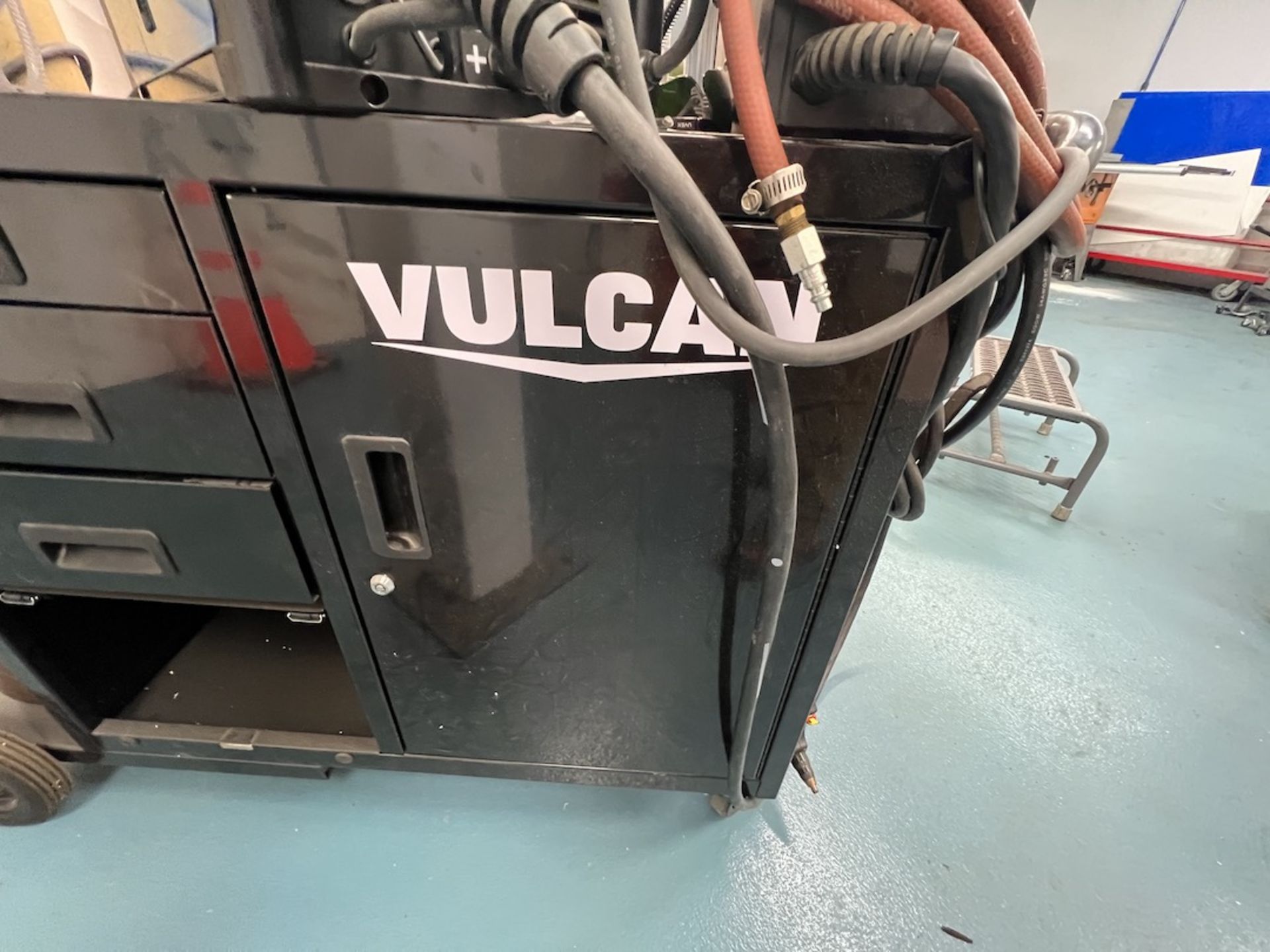 VULCAN WELDING CABINET, WITH (2) 9" CYLINDER CAPACITY, S/N 371312048 - Image 2 of 8