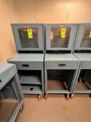 (6) ENCLOSED PORTABLE COMPUTER CABINETS