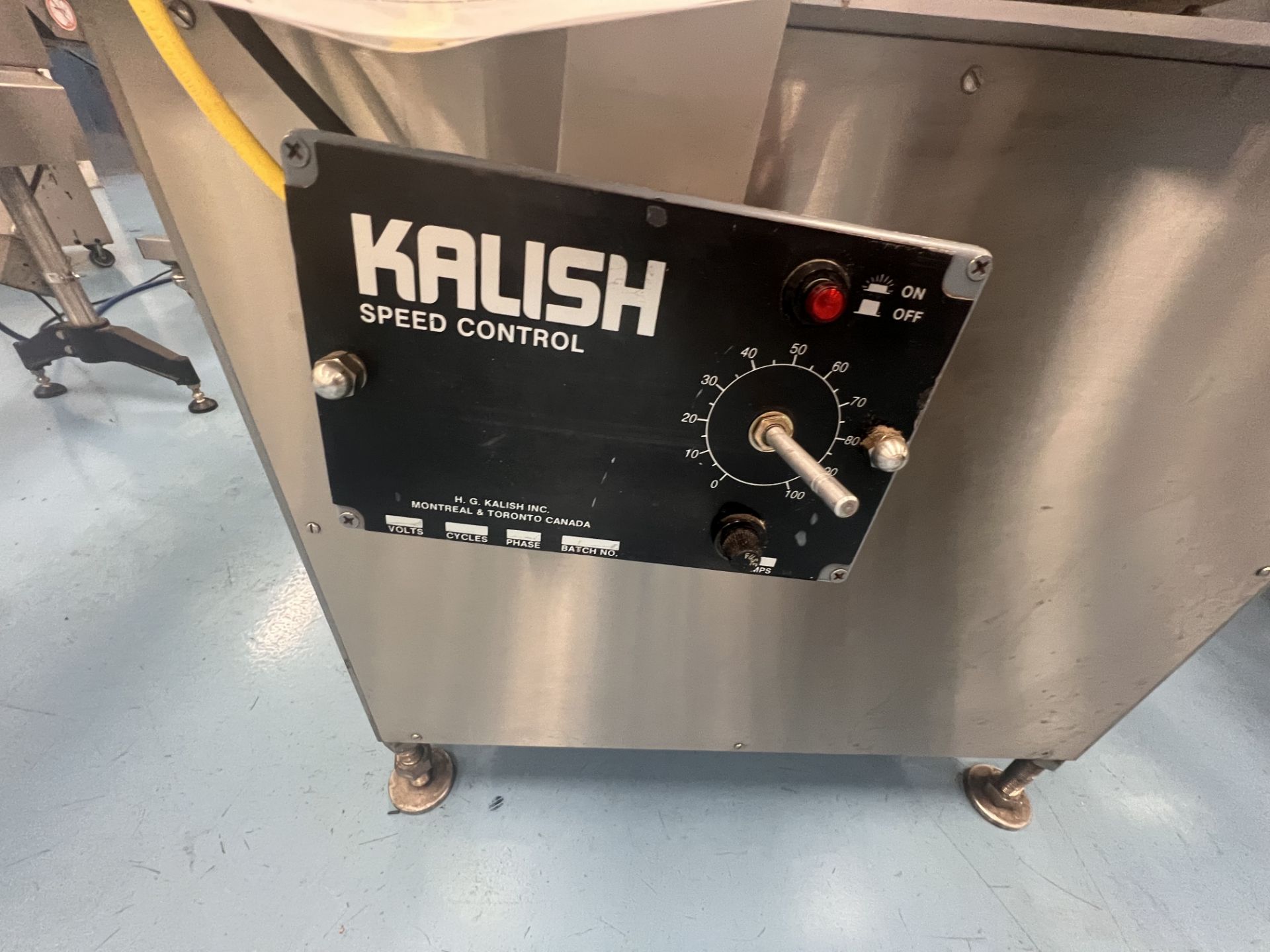 KALISH S/S ROTARY ACCUMULATION TABLE, MODEL 210000, S/N 332, BATCH 1825 - Image 3 of 7