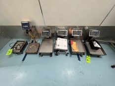 (6) DIGITAL SCALES, SOME MISSING PARTS