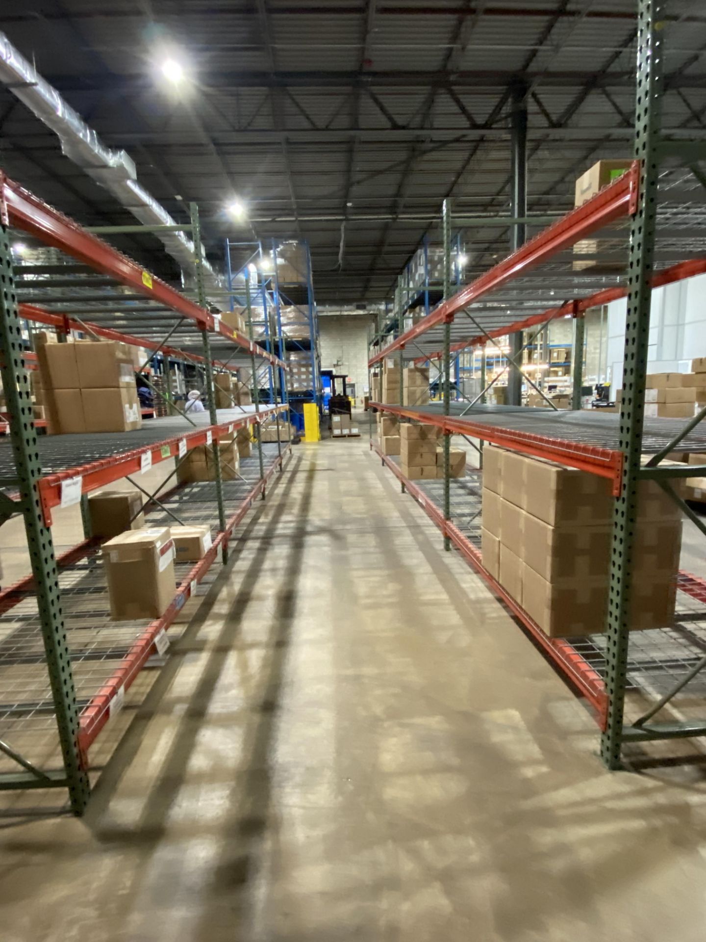 (45) Sections of Pallet Racking with Wire Racks, Each Section Approx. 8 feet Long x 48 Inches High x - Image 3 of 5