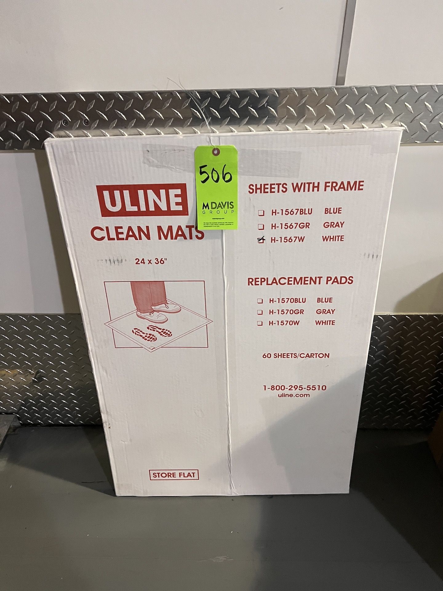 ULINE CLEAN MATS H-1567W, 24 IN. X 36 IN.