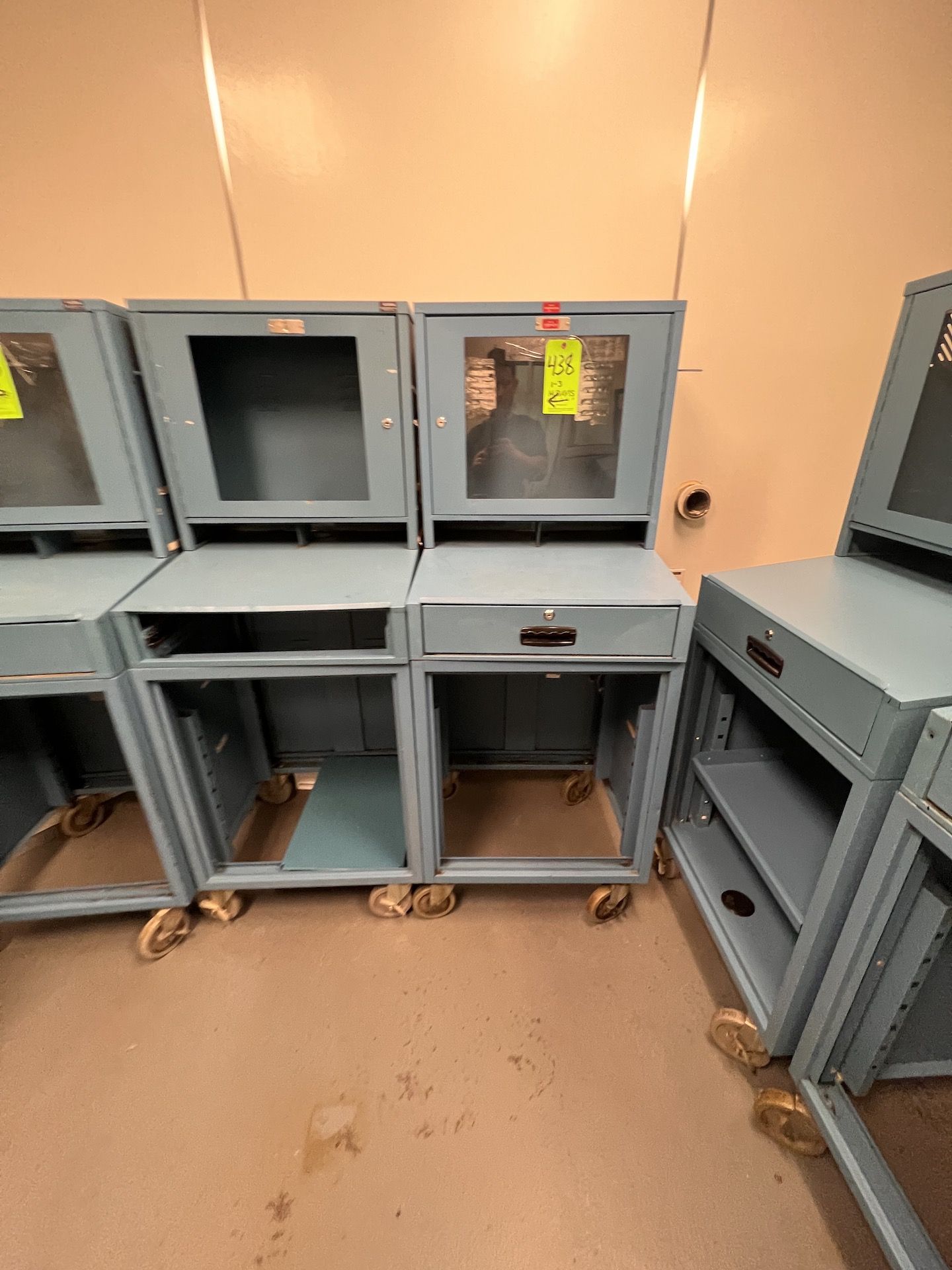 (3) ENCLOSED PORTABLE COMPUTER CABINETS - Image 2 of 4