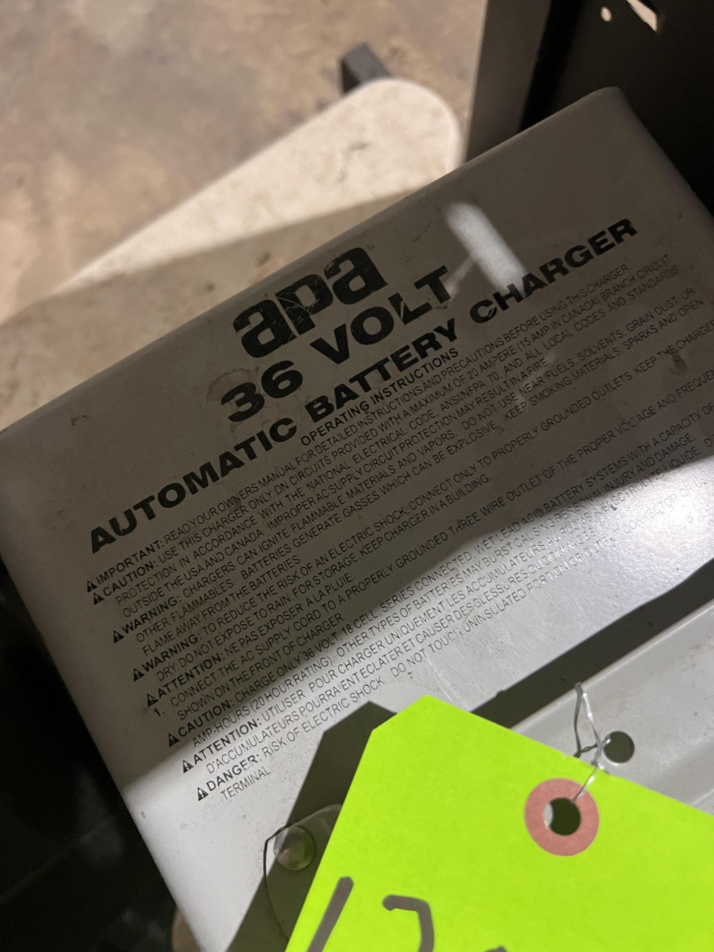 Alpha 36 Volt Battery Charger - Image 3 of 4