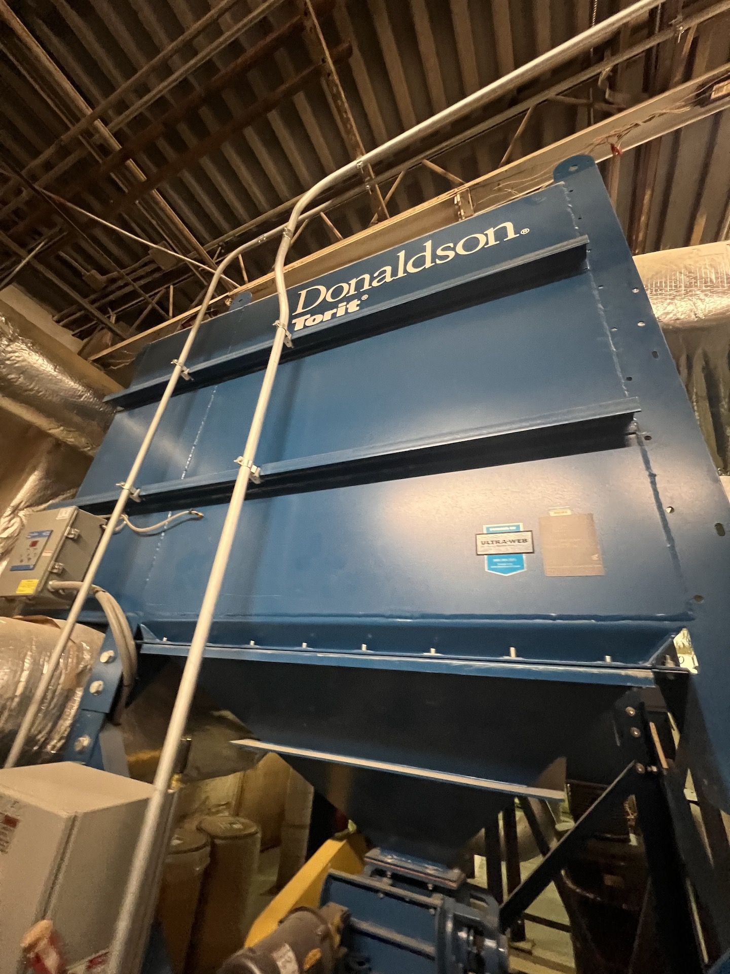 DONALDSON TORIT DUST COLLECTOR BAG HOUSE, MODEL DFT2-12, S/N 14893410-L1-1, PRODUCT NAME DOWNFLO - Image 6 of 23