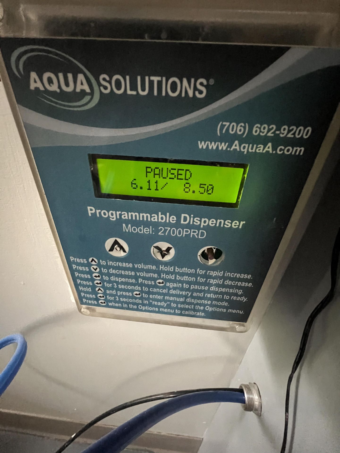 AQUA SOLUTIONS ANALYTICAL GRADE TYPE I DI SYSTEMWITH UV STERILIZER, MODEL RODI-C-12AU, S/N 14148- - Image 3 of 12