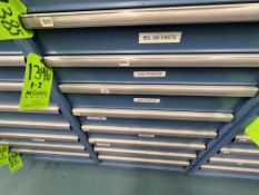 LINX DATE CODER PARTS, CONTENTS OF 2 SHELVES