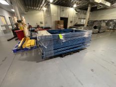 PALLET RACKING, INCLUDES UPRIGHTS, CROSS BEAMS AND WIRE RACKS