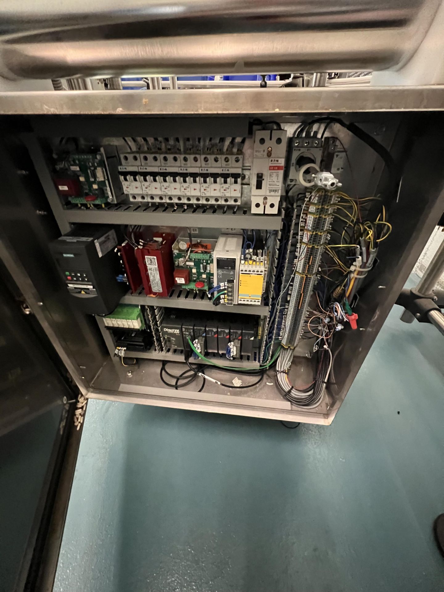 MODULAR SLAT FILLER, MODEL MSC 48-10, S/N M2916-212, KOYO DIRECT 205 LOGIC PLC CONTROLLER, 208 V, - Image 8 of 25