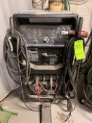 MILLER ELECTRIC SYNCROWAVE 250 DX WELDER, S/N MC150311L, FINGER AND PEDAL TORCH