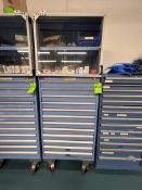 STORLOC MODULAR ROLLING CABINET WITH CONTENTS, INCLUDES