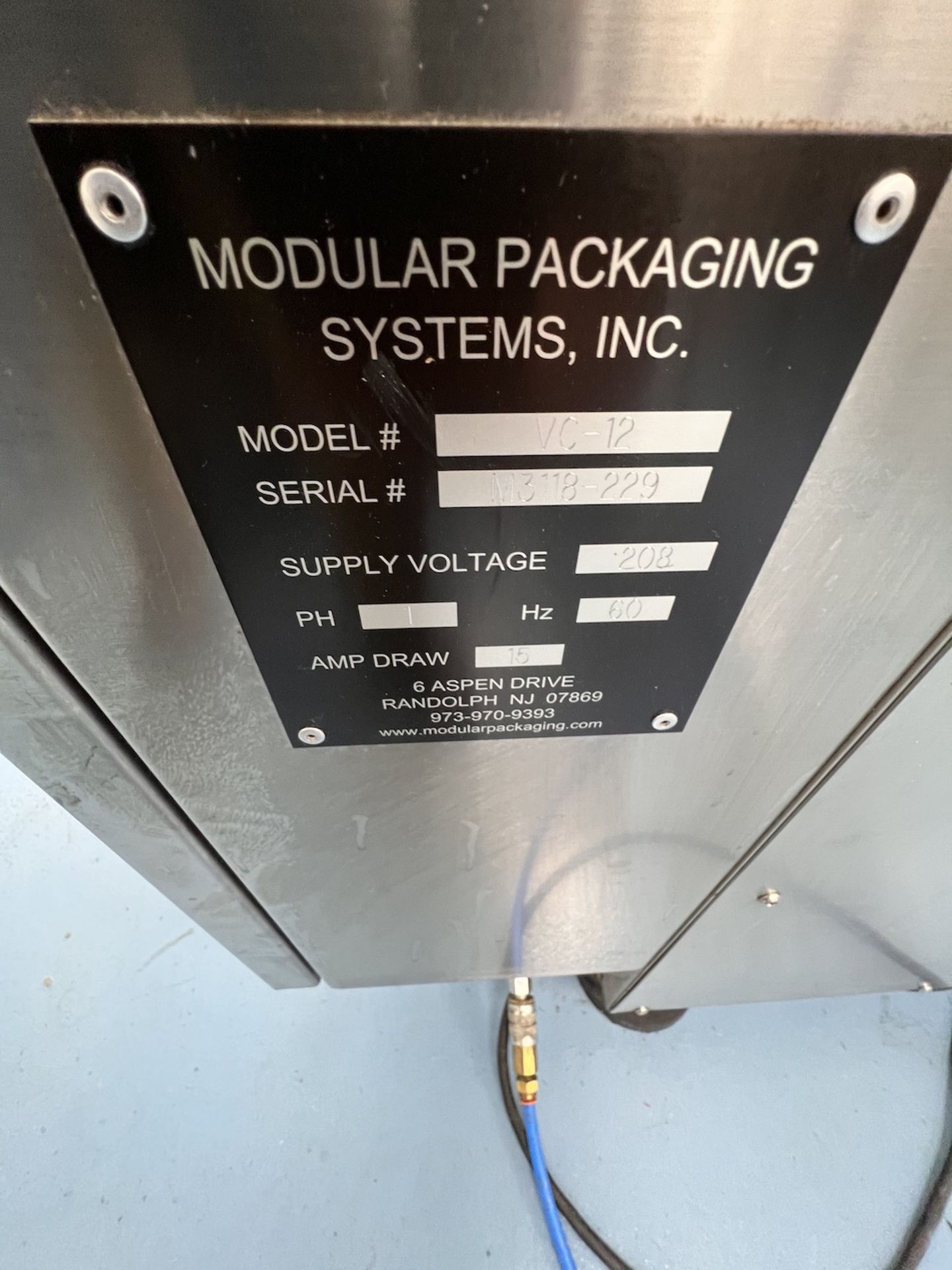 MODULAR PACAKGING SYSTEMS (MPS) TABLET / CAPSULE COUNTER, MODEL VC-12, S/N M3118-229, 12-STATION, - Image 9 of 18