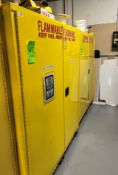 ULINE FLAMMABLE STORAGE CABINETS(3)