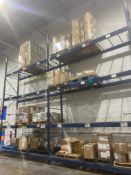 (44) Sections of Pallet Racking with Wire Racks, Each Section Approx. 10.5 feet Long x 55 inch