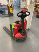 RAYMOND ELECTRIC WALK-BEHIND PALLET JACK, 24 VOLTS, WITH BATTERY & POWER CORD (SOLD SUBJECT TO CONF