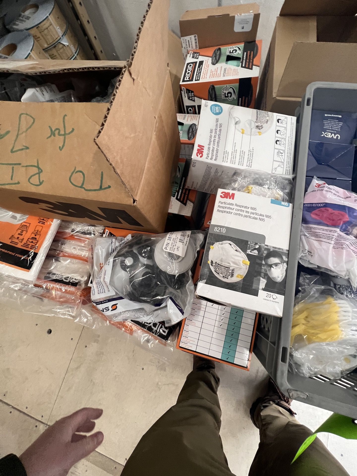 PALLET OF ASSORTED FILTERS, MASKS AND SAFETY EQUIPMENT - Image 12 of 15