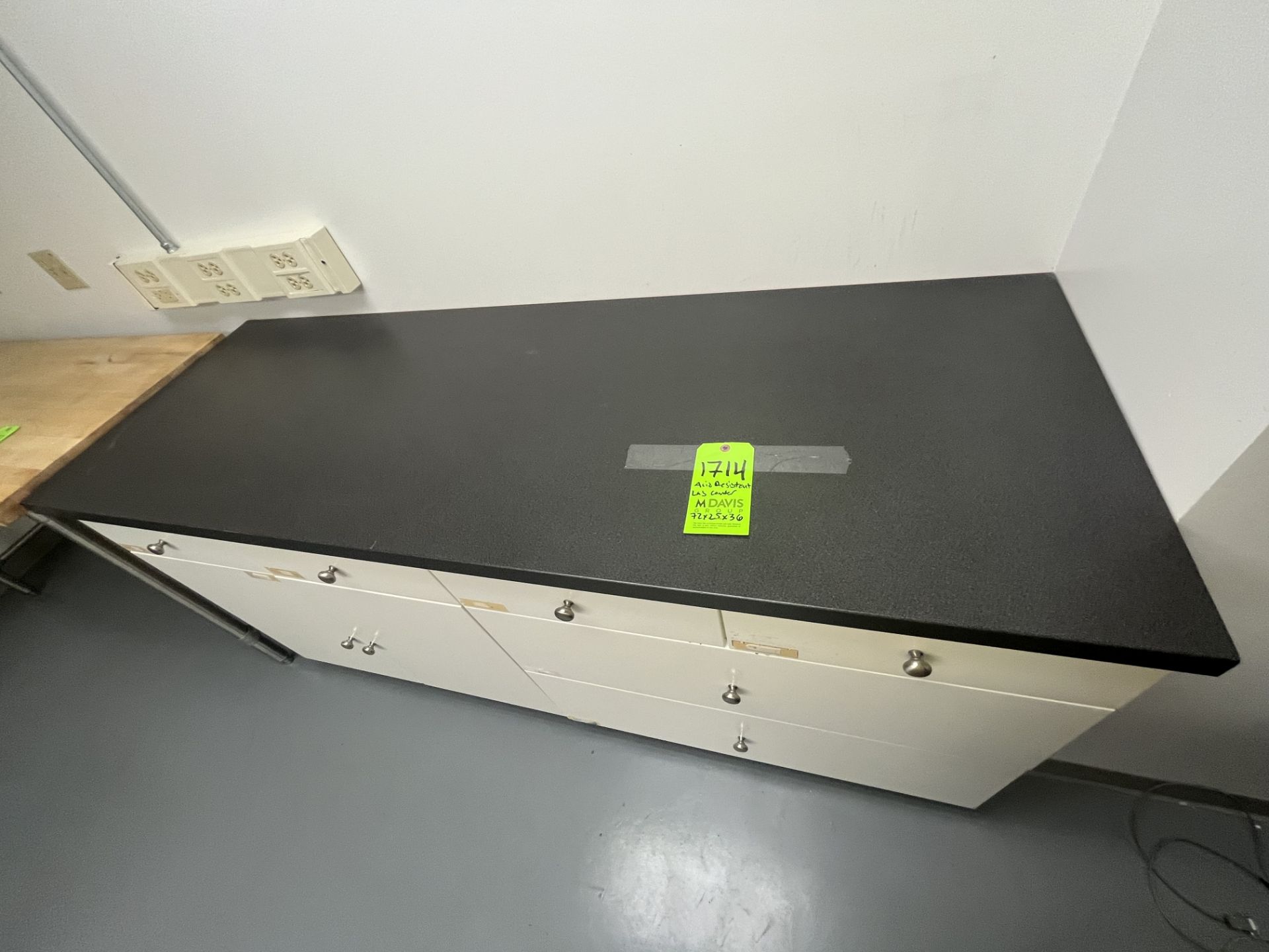 ACID RESISTANT LAB COUNTER DIMS APPROX 72" L 24" W 36" H (112 Technology Dr., Coraopolis, PA 15108)