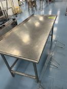(2) STAINLESS STEEL TABLES