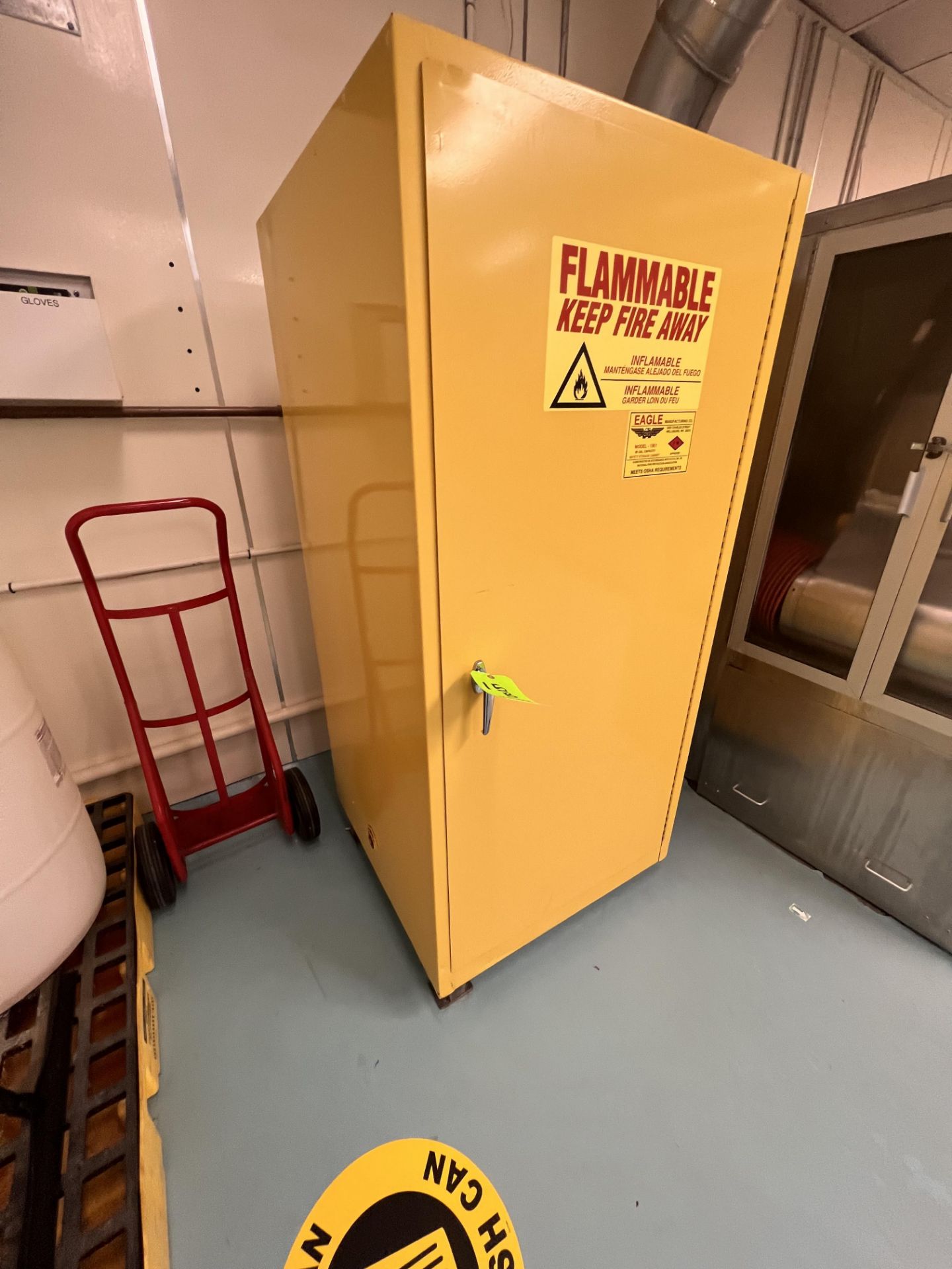 EAGLE 60 GALLON FLAMMABLE STORAGE CABINET, - Image 3 of 3