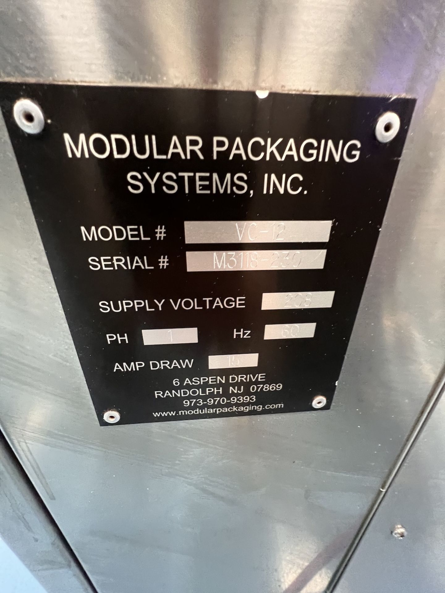 MODULAR PACAKGING SYSTEMS (MPS) TABLET / CAPSULE COUNTER, MODEL VC-12, S/N M3118-230, 12-STATION, - Image 9 of 15