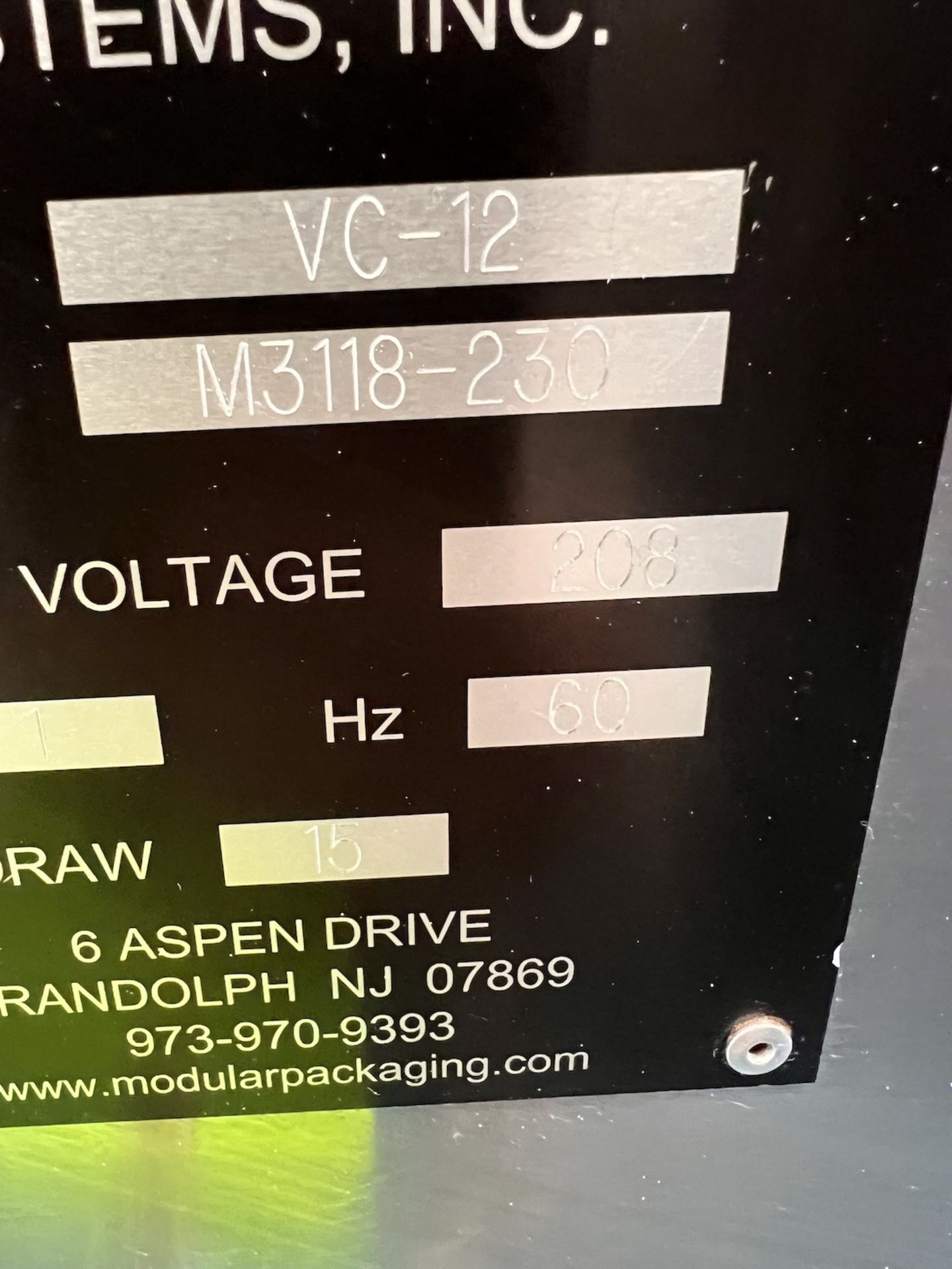 MODULAR PACAKGING SYSTEMS (MPS) TABLET / CAPSULE COUNTER, MODEL VC-12, S/N M3118-230, 12-STATION, - Image 10 of 15