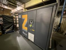 2019 ATLAS COPCO AIR COMPRESSOR, MODEL ZT90VSD-FF, S/N AIA 0116669, APPROX. 17,404 HOURS, IMD 260