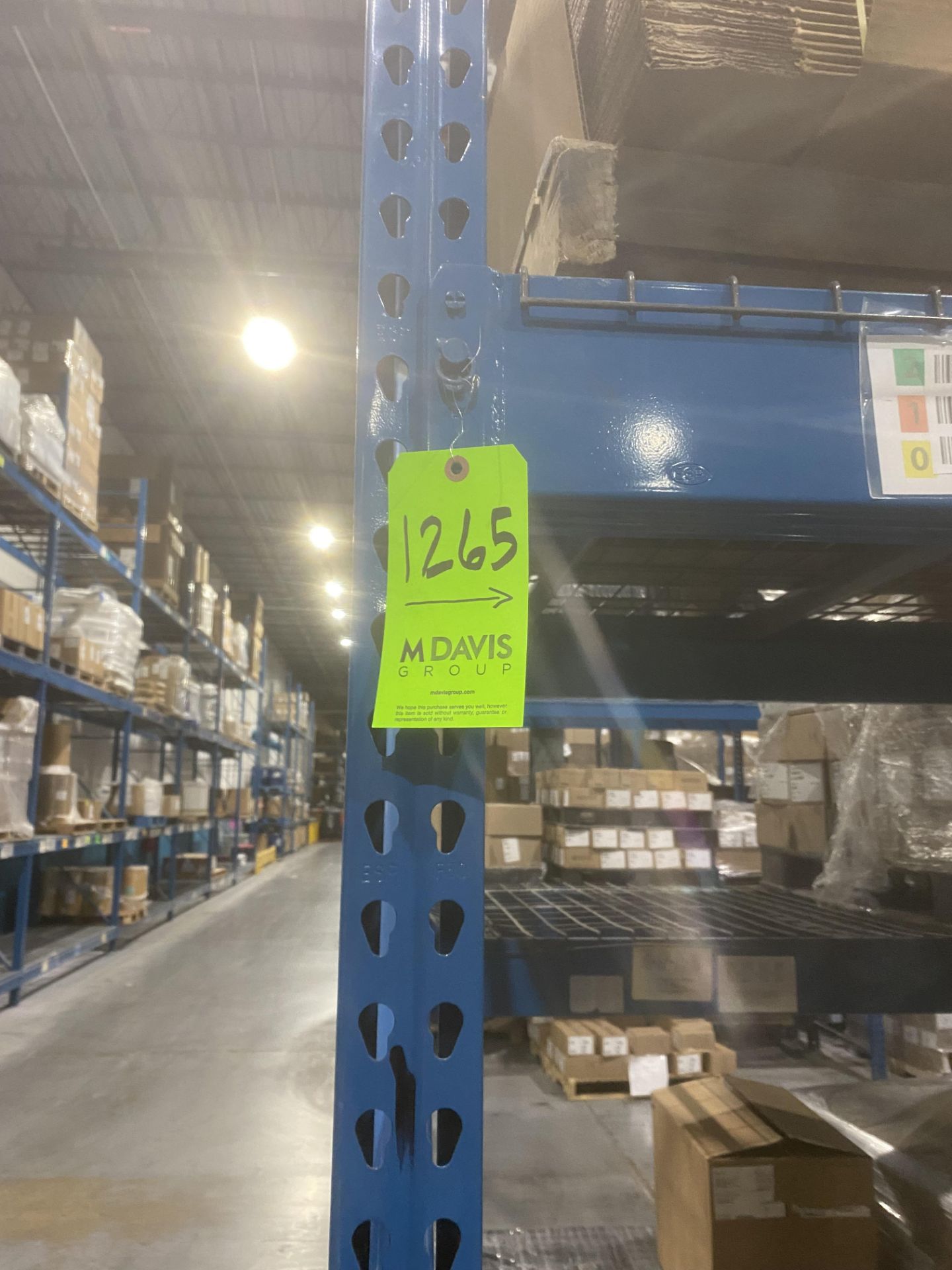 (150) Sections of Pallet Racking with Wire Racks, Each Section Approx. 10.5 feet Long x 78 Inches