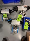 (4) ASSURED AUTOMATION PNEUMATIC BUTTERFLY VALVES
