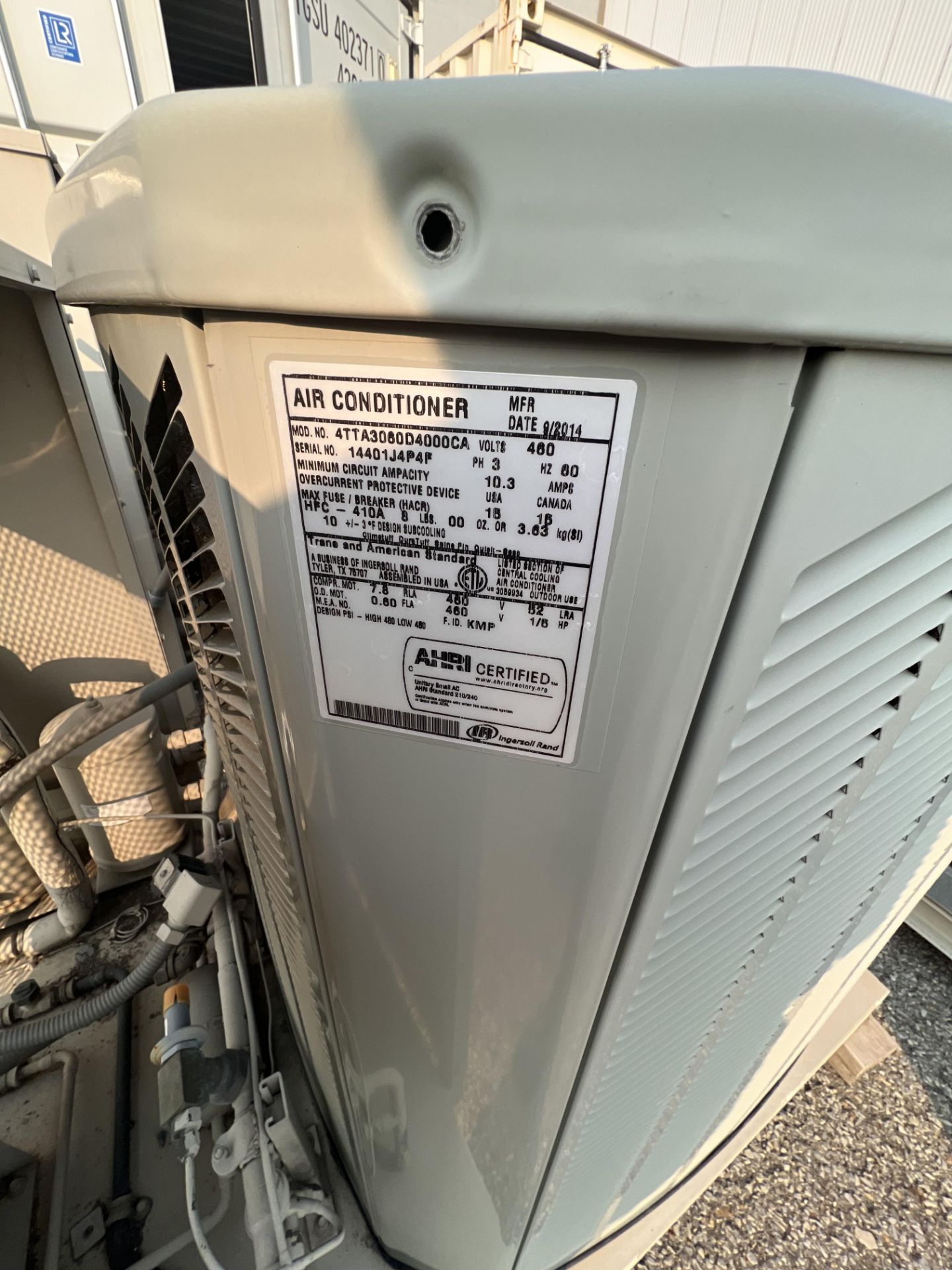 BRY-AIR INDUSTRIAL DEHUMIDIFIER, MODEL VFB-36-G-4100-DXP-DXA, S/N 2015G10111, 480/3/60, INCLUDES - Image 18 of 24