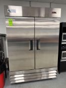 ADVANTCO 2-DOOR S/S REFRIGERATOR, MODEL 178A49RHC