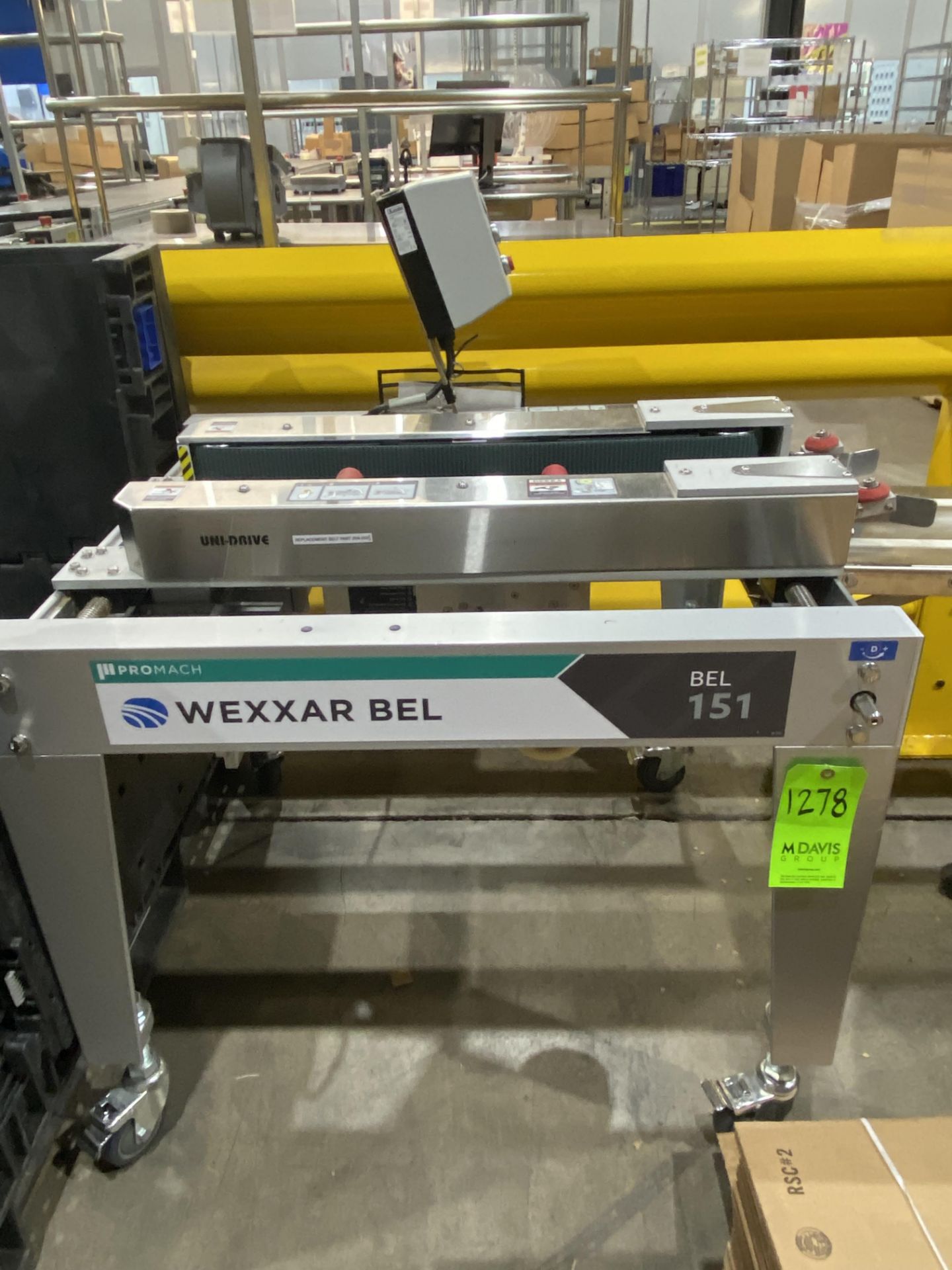 Wexxar Bel 151 Adjustable Semi-Automatic Case Sealer - Image 2 of 4