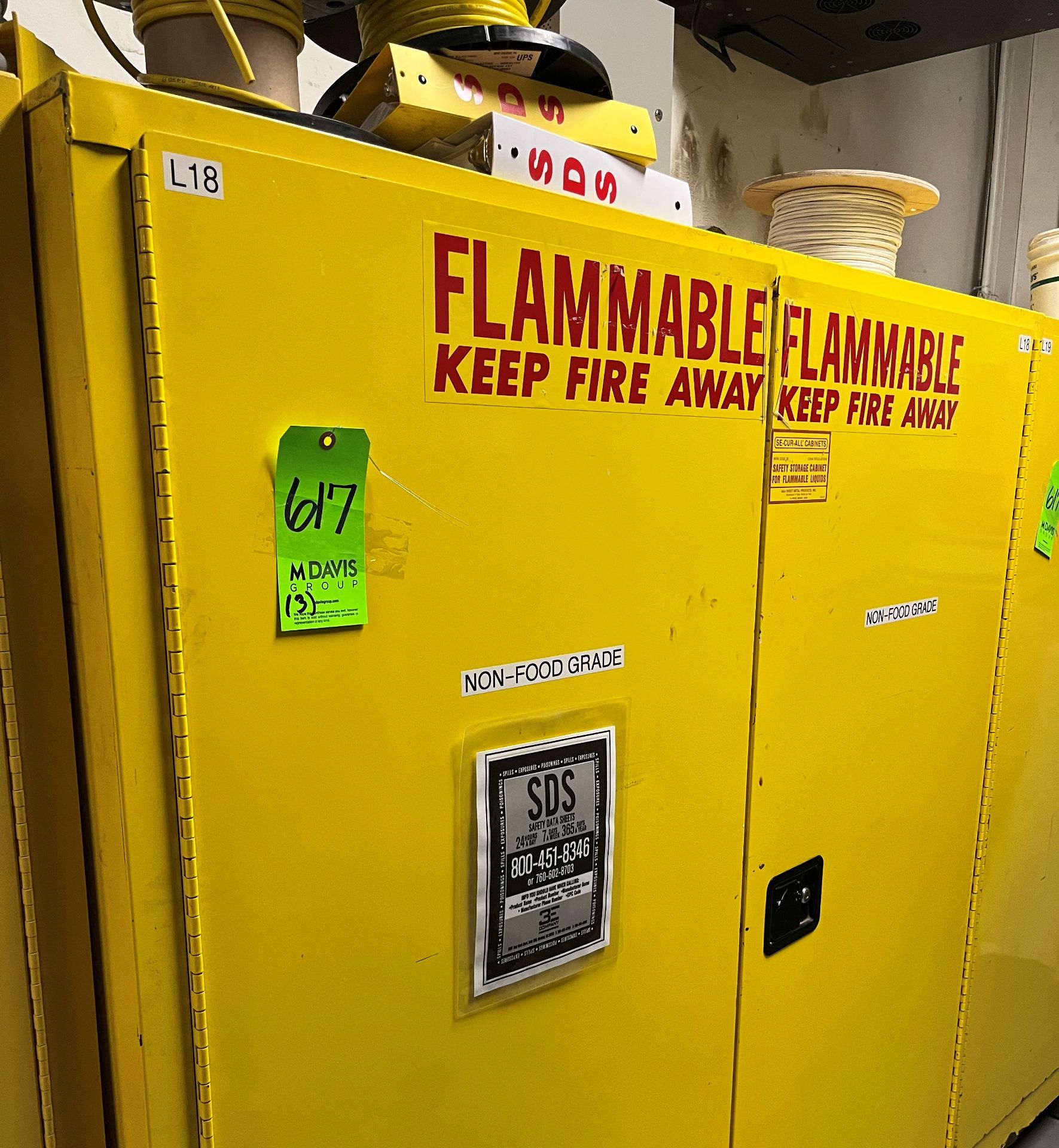 ULINE FLAMMABLE STORAGE CABINETS(3) - Image 2 of 3