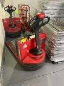 RAYMOND WALK-BEHIND ELECTRIC PALLET JACK, M/N 102T-F45L, S/N 102-15-3476, 24 VOLTS, WITH POWER CORD