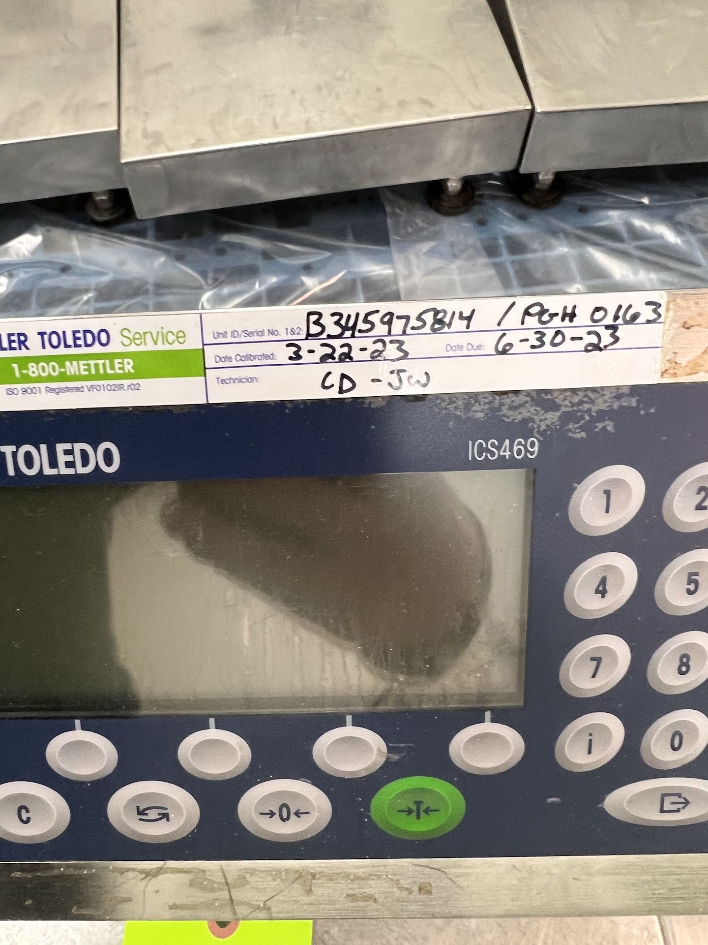 (3) METTLER TOLEDO COUNTERTOP DIGITAL SCALES - Image 5 of 11