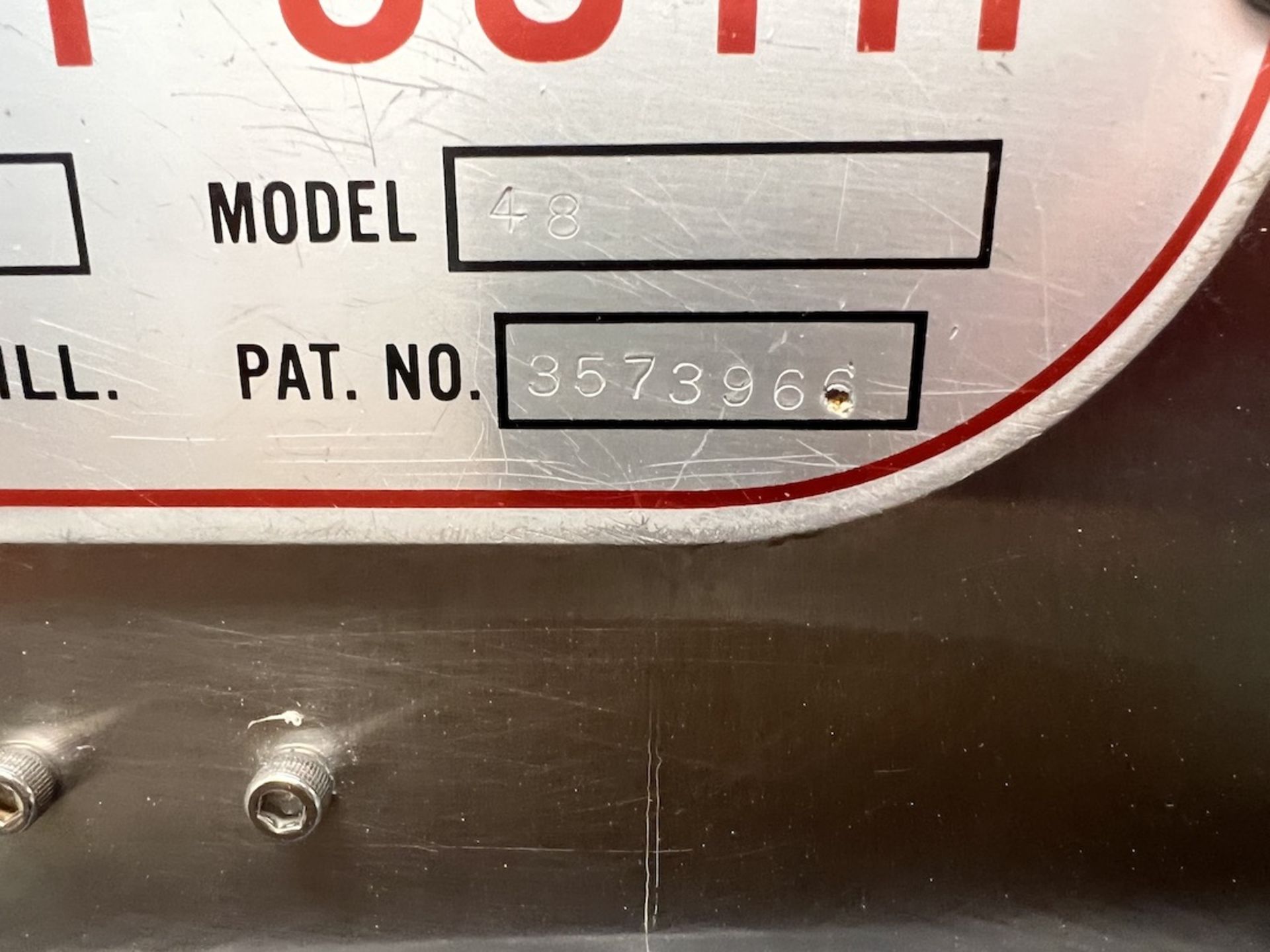 ACCELA COTA 48 IN. COATING PAN, MODEL 48, S/N 48-67, LATE MODEL SCHLICK SPRAY NOZZLES (COAT PAN 4) - Image 4 of 16