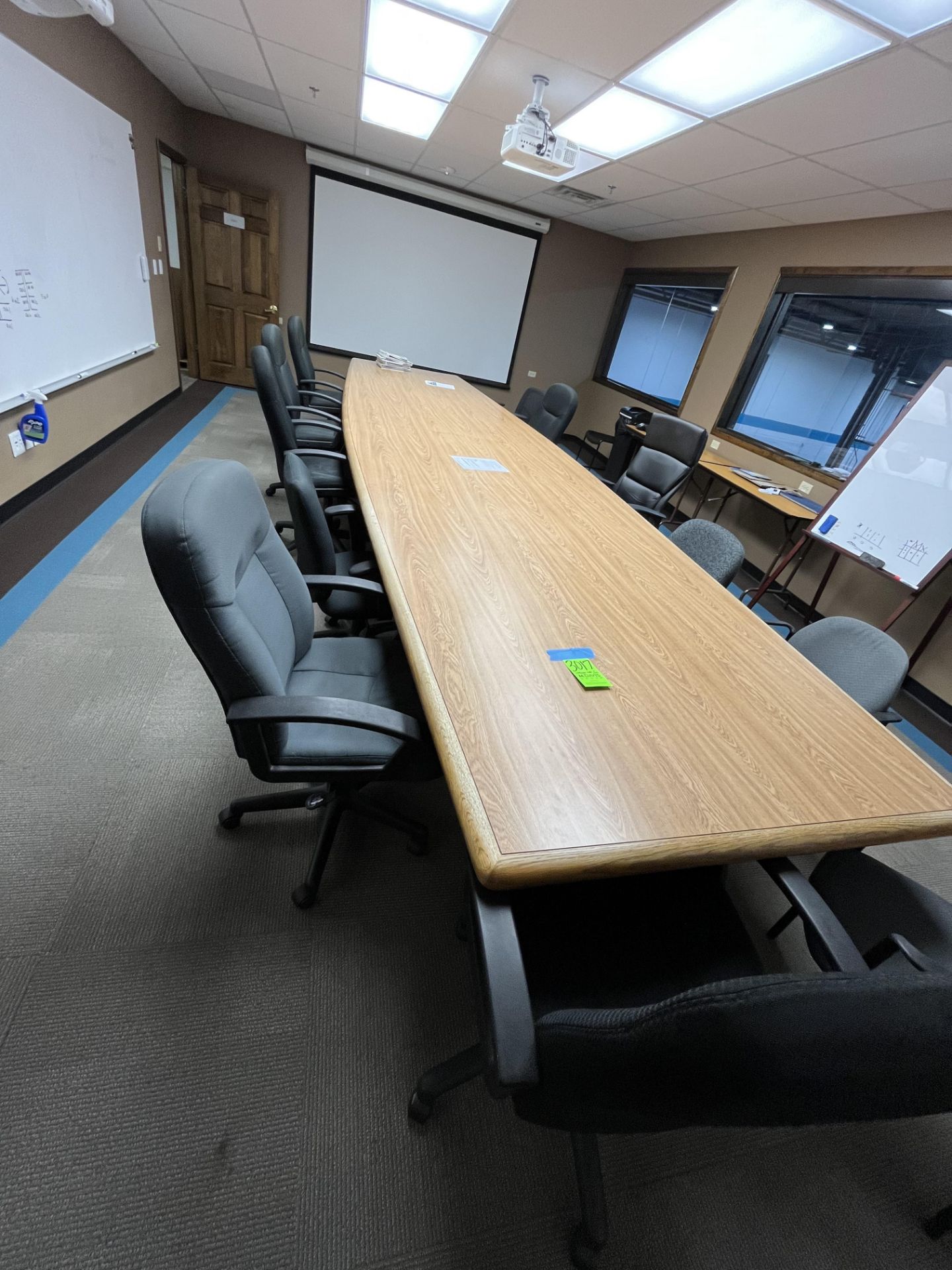 CONFERENCE TABLE AND CHAIRS